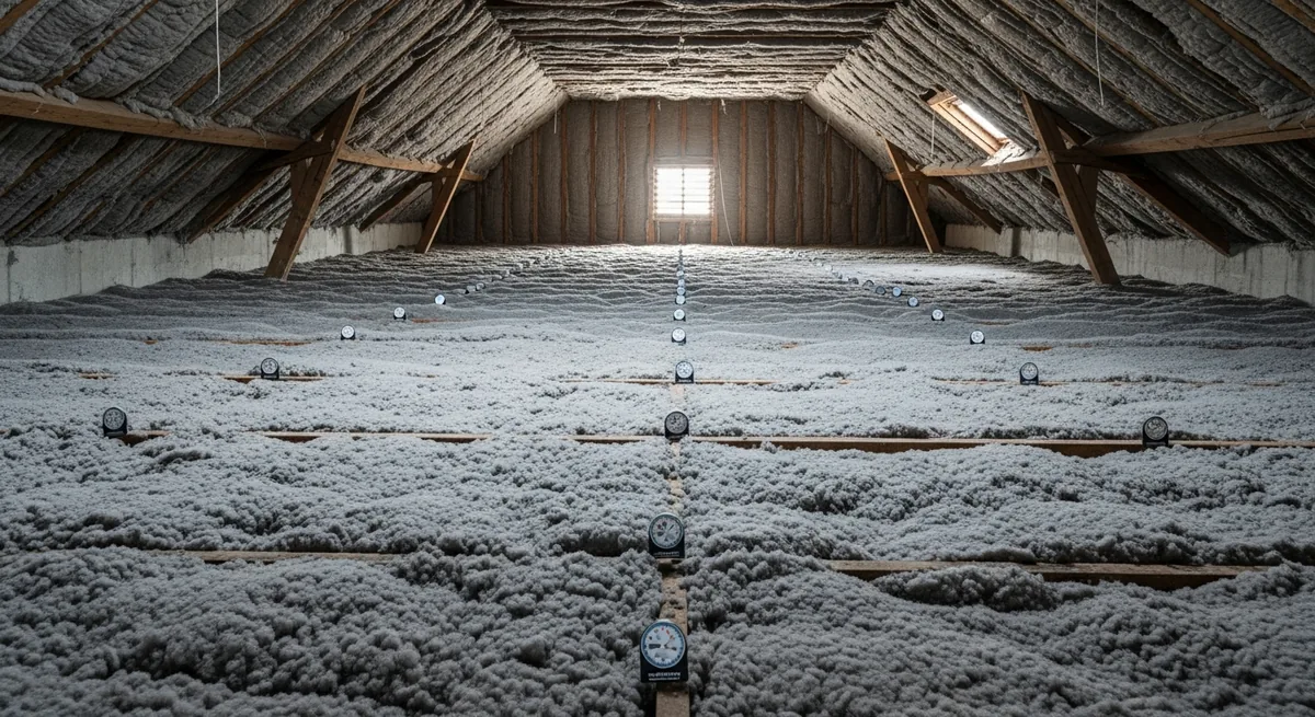 Soufflage de combles perdus à Les Dagueys, Libourne