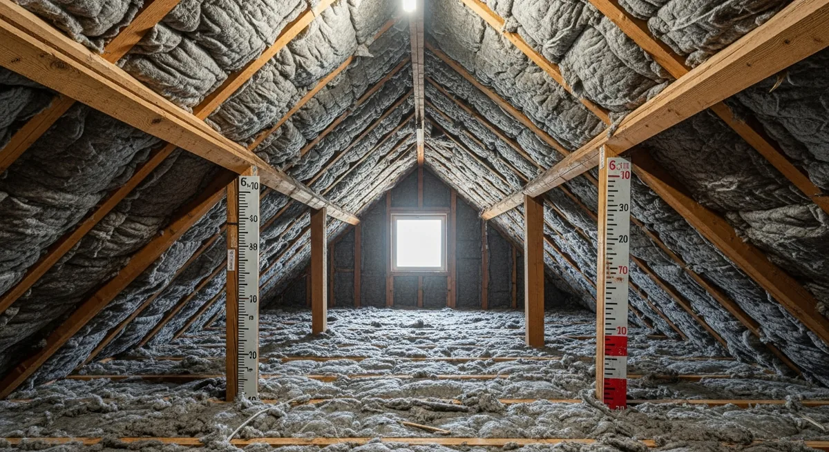 Soufflage de ouate sur un pavillon de Sallegourde, Sallegourde, Villenave-d'Ornon